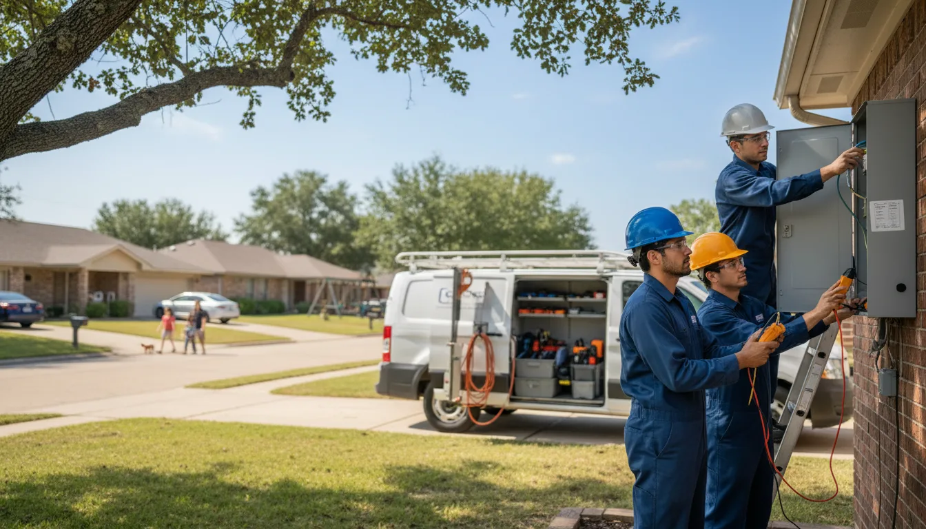Certified electrician providing emergency electrical services in Rutledge, AL